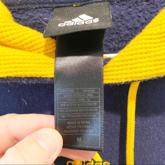 Adidas Indiana Pacers Blue and Gold Sweatshirt - Picture 10 of 10